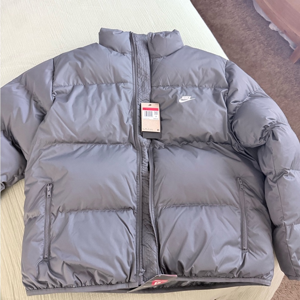 Nike Charcoal Quilted Jacket